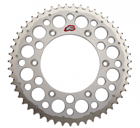 Renthal Twin Ring Rear Sprocket Silver